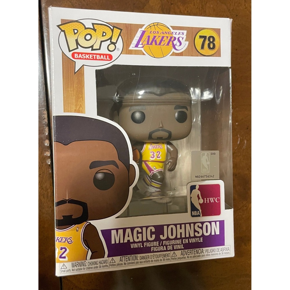 Funko Pop NBA Hardwood Classics Magic Johnson Los Angeles Lakers 78 Vinyl Figure